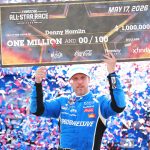 article image - Hamlin celebrates in Victory Lane